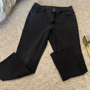 Coldwater Creek Women's Straight Leg Jeans in Black